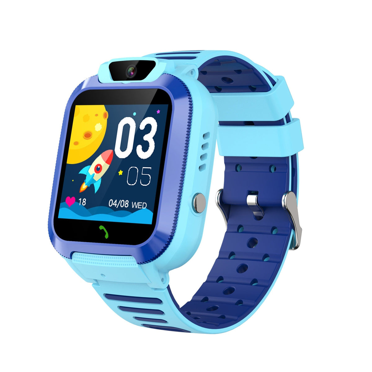 SOS Call LBS Tracker 2G Card-inserting Camera Children Waterproof Watch