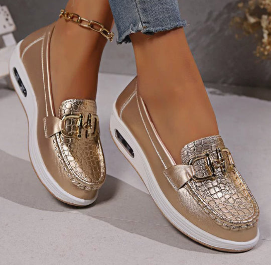 Fly-kit Mesh Metal Casual Pumps Lightweight Women