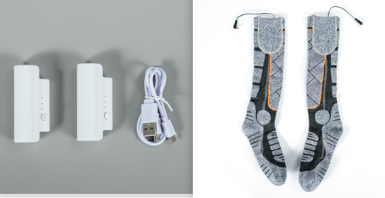 Electric Temperature Adjustable Heating Socks For Men And Women