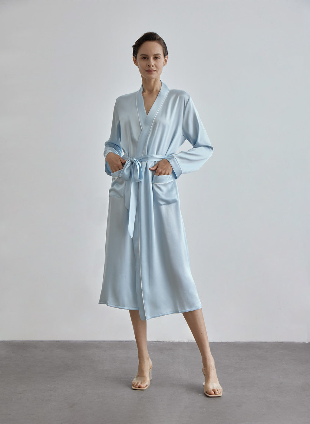 Summer Long Womens Loungewear Morning Robe