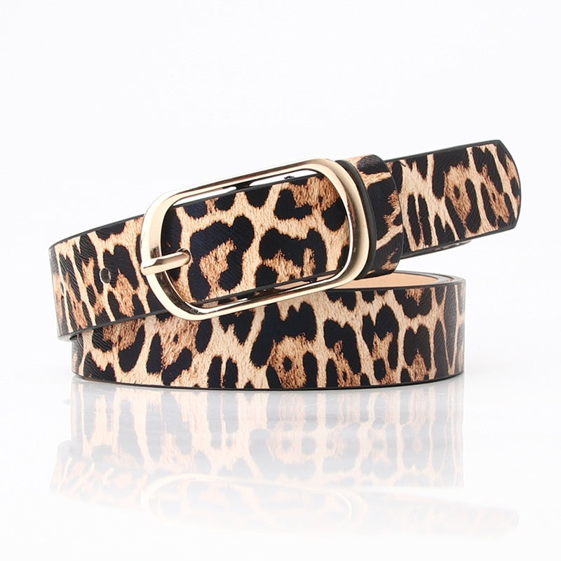 Fashion All-matching Pin Buckle Women's Belt