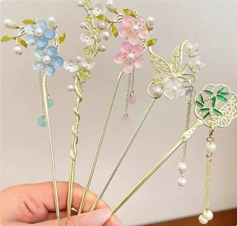 Dress Accessories Hairpin Headwear Antique Style Plate Hairpin