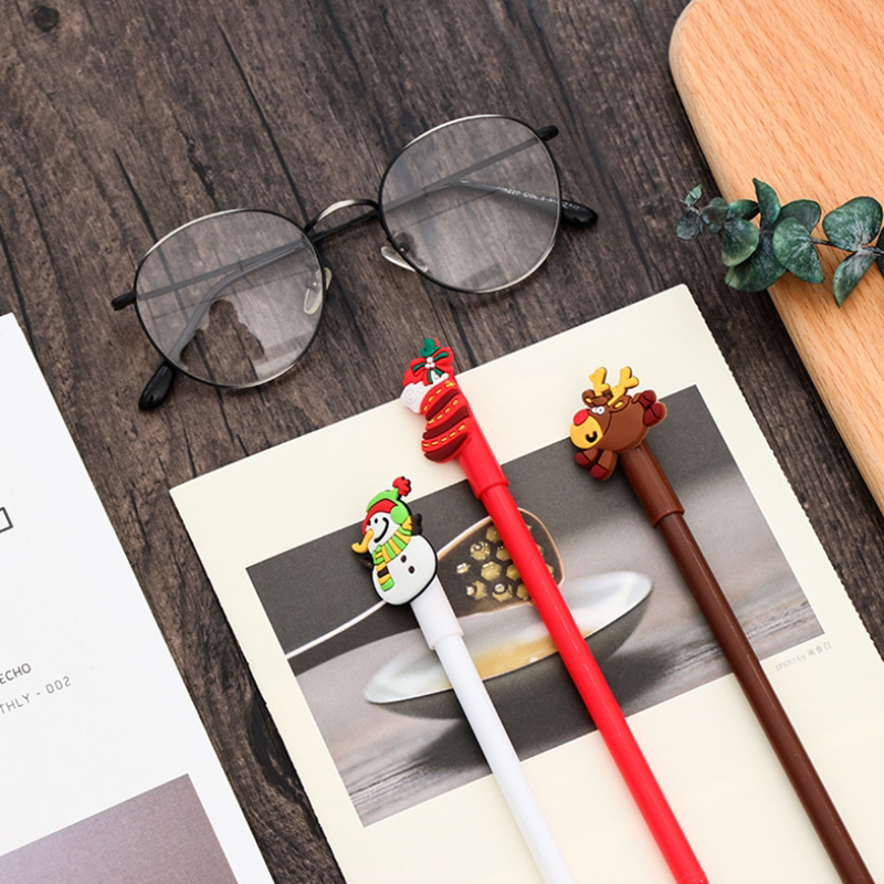 Cute Cartoon Gel Pen - Christmas Stationery