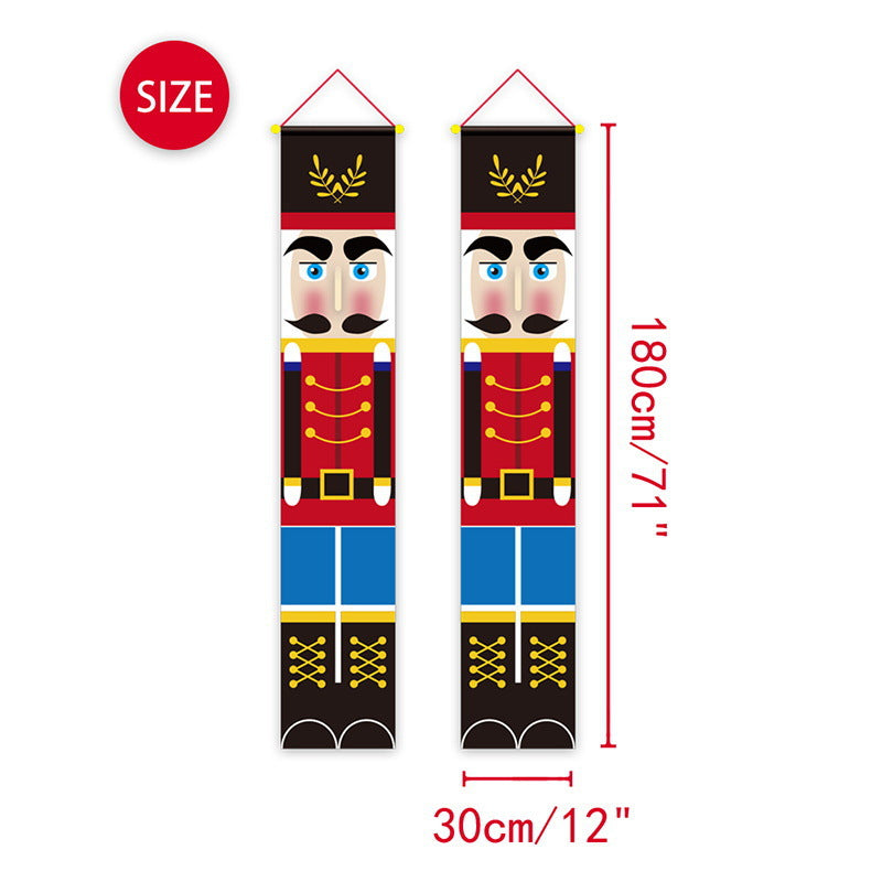 Christmas Decorations Walnut Soldier Couplet