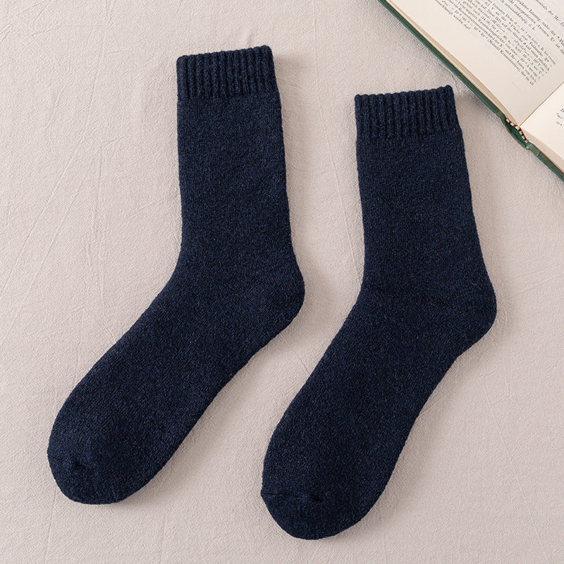 Winter Warm Wool Fleece Lined Mens Socks