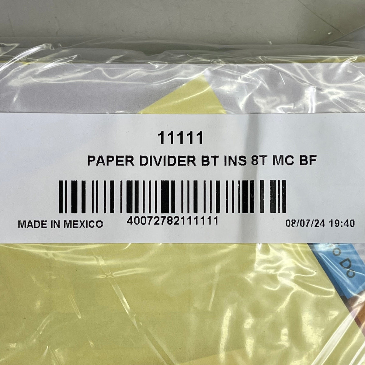 AVERY (12-PACK) Insertable Big Tab Dividers 3-Hole 8-Set Double-Sided Buff 11111