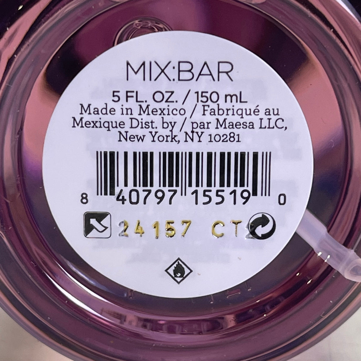 MIX:BAR Hair & Body Mist Sparkling Hibiscus 5 fl oz each Clear 052-05-4019