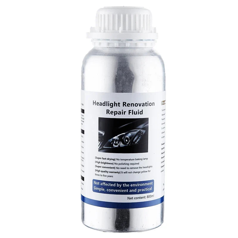 800ML Car Headlight Polishing Liquid Polymer Car Headlamp Renovation Restoration Cleaning Agent Auto Repair Products