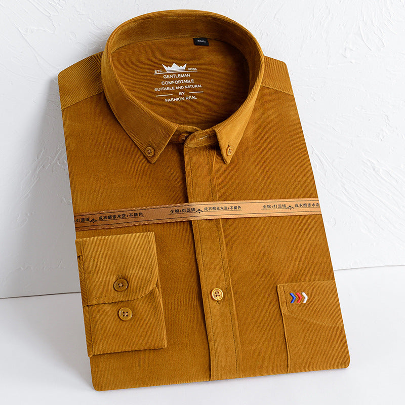 Men's Long-sleeved Shirts Men's Business Casual