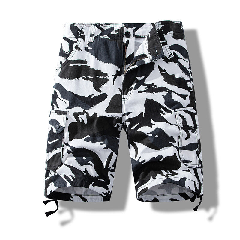Foreign Trade All-cotton Multi-pocket Work Shorts