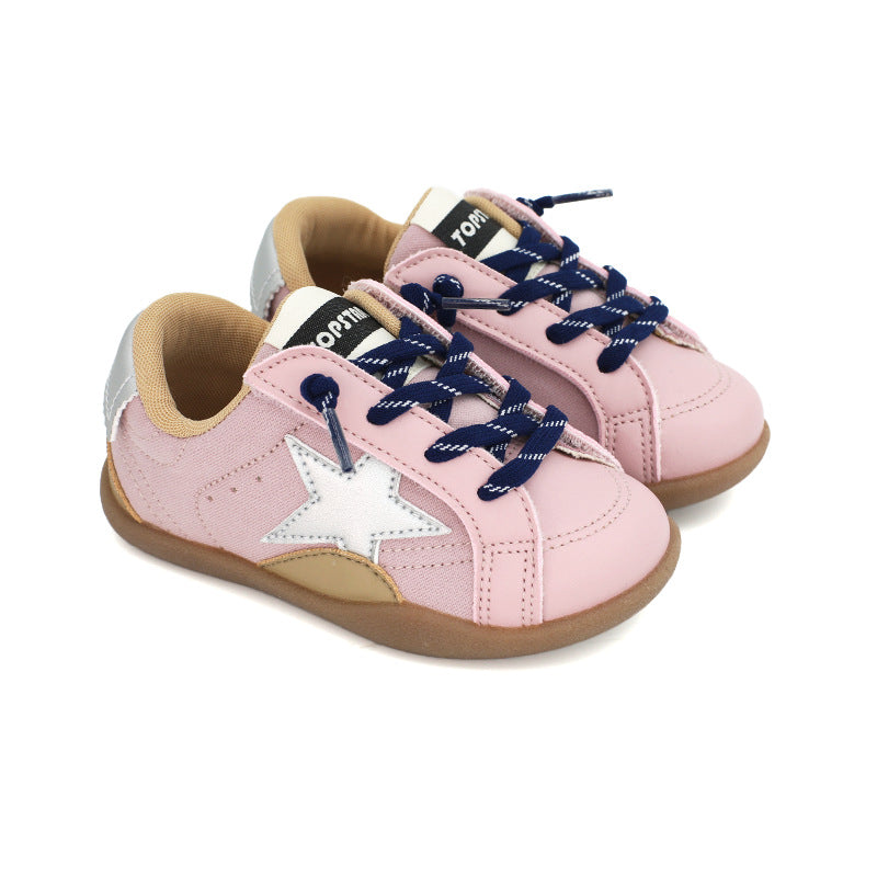 Kids Sneakers Skate Shoes With Soft Soles Boys Summer Breathable Footwear