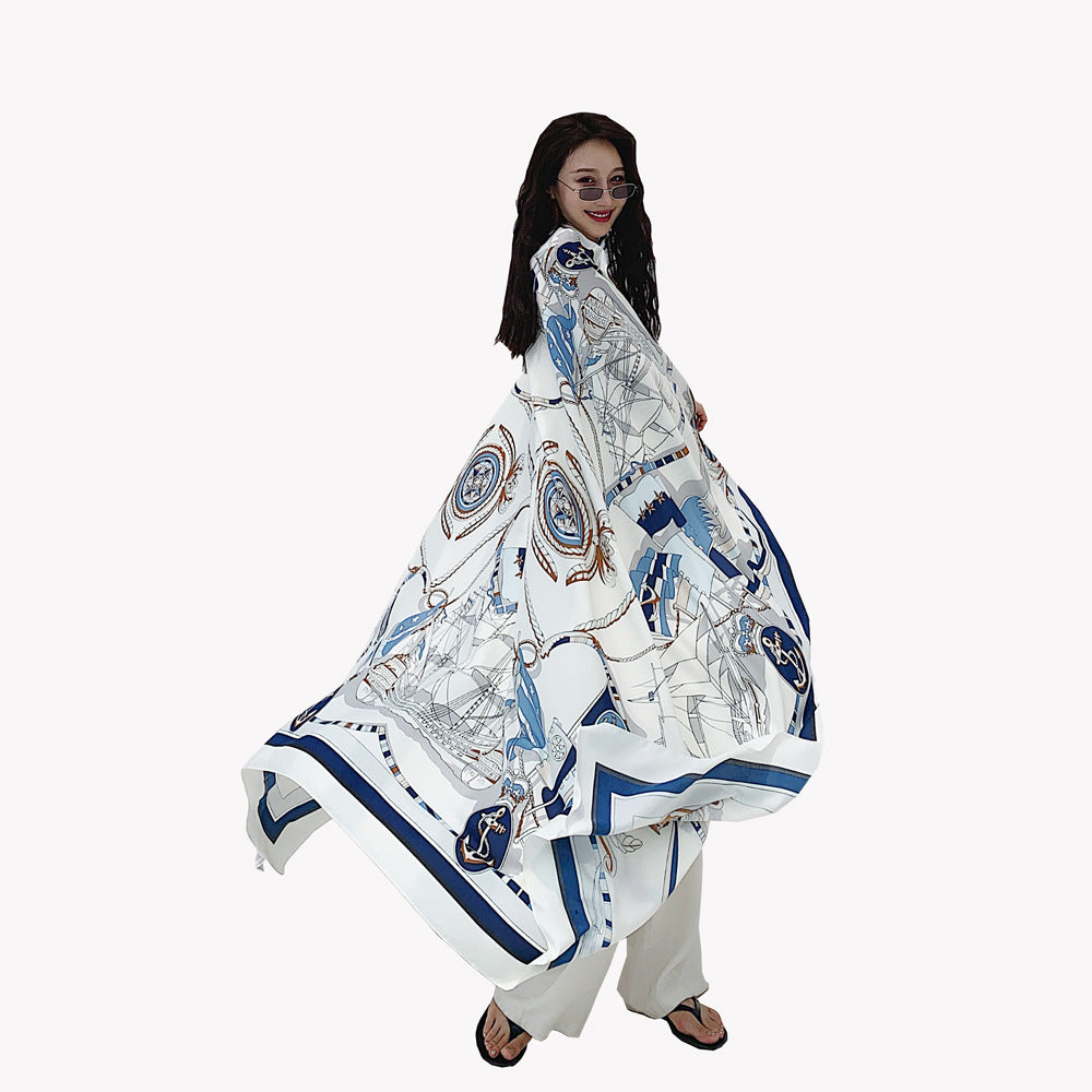 Sun-protective Versatile Shawl And Dual-use Scarf For Women