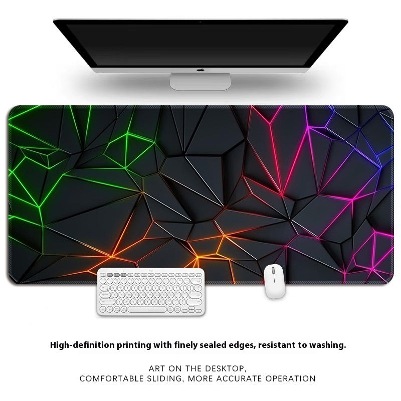 Thickened Overlock Computer Keyboard Table Mat