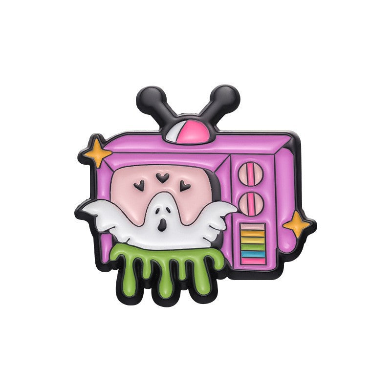 Cartoon Alloy Metal Badge Accessory Brooch