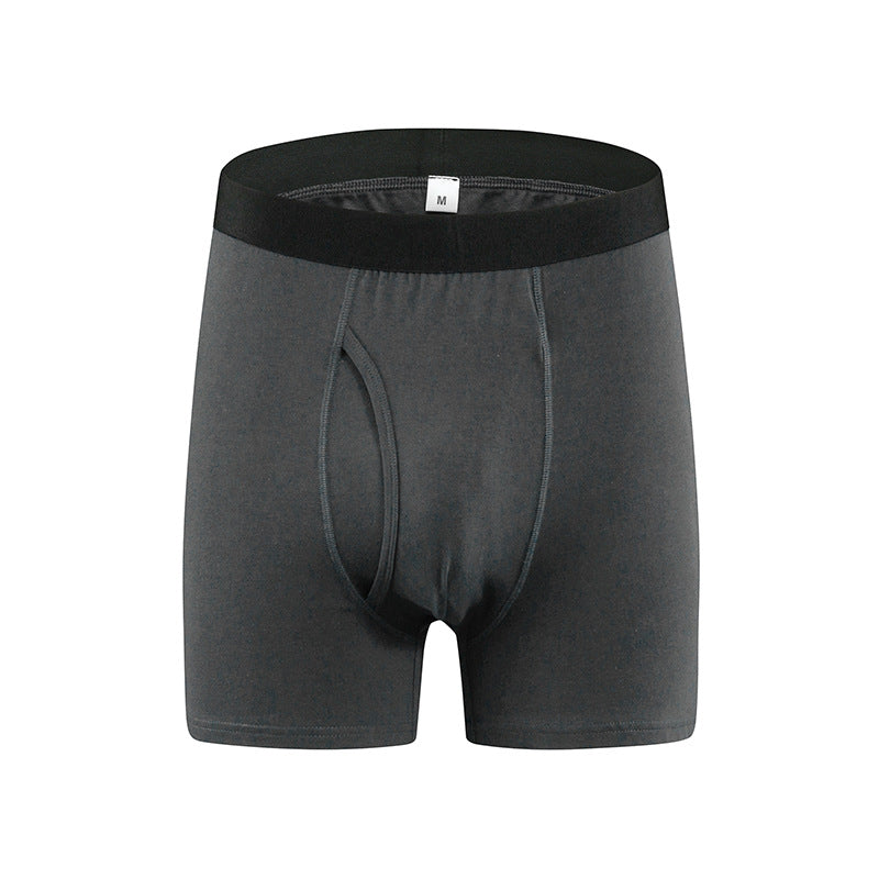 Mens Large-Size Cotton Boxer Briefs