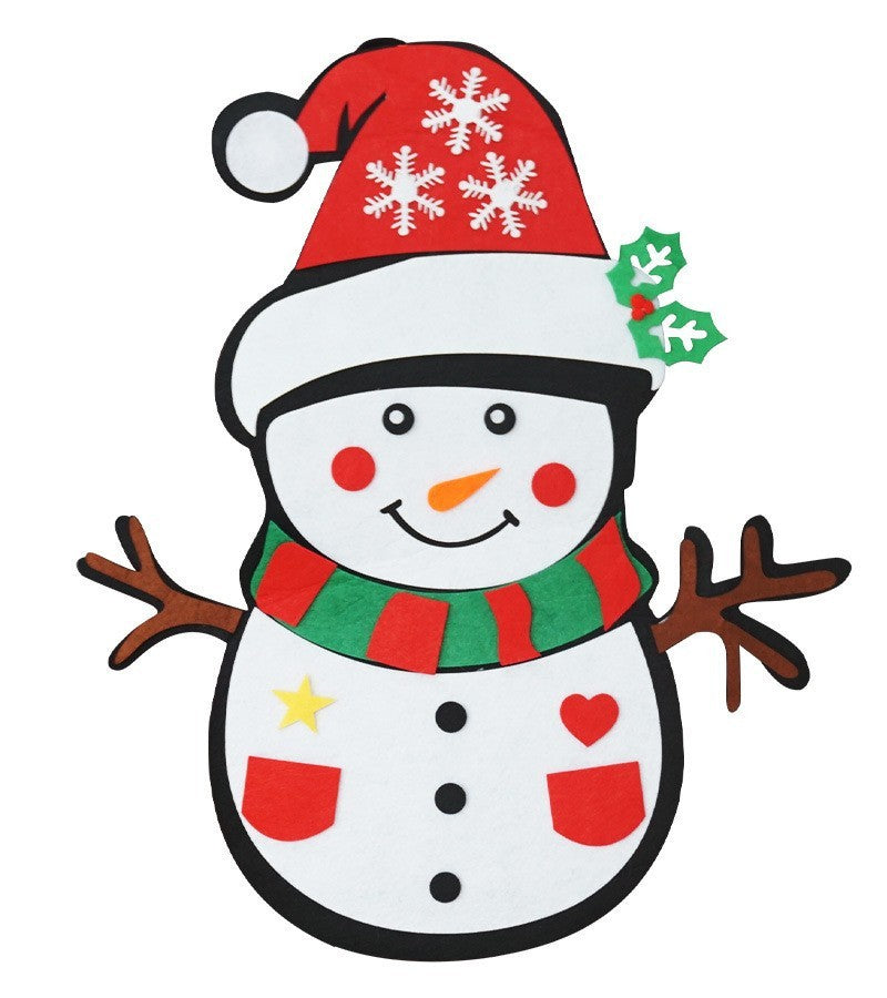 DIY Felt 3D Christmas Tree Decor
