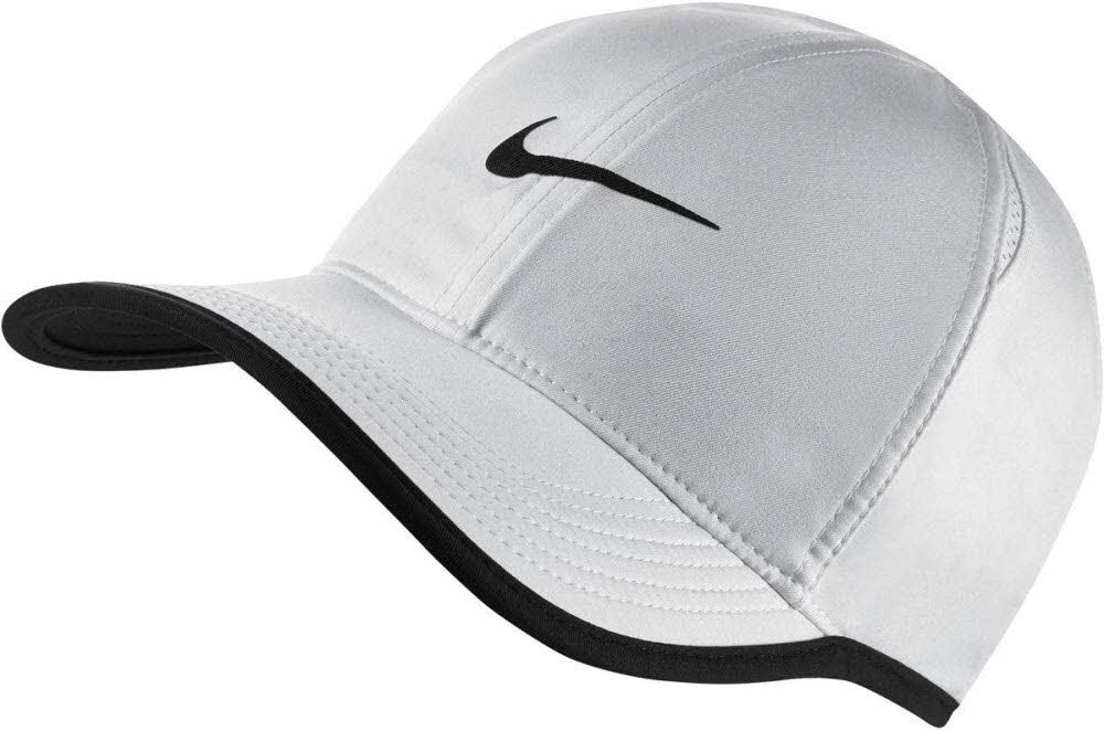 NIKE AeroBill Featherlight Cap White/Black/Black One Size
