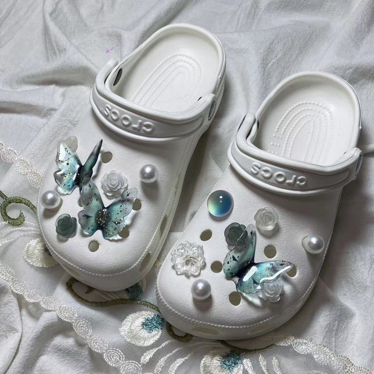 Flower Shoe Buckle Accessories Upper Decoration