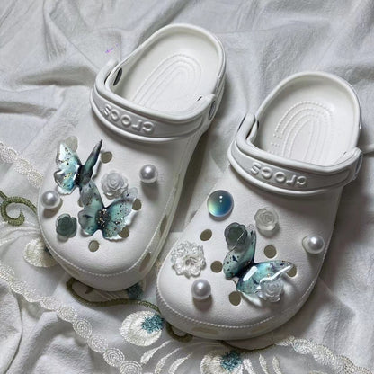 Flower Shoe Buckle Accessories Upper Decoration