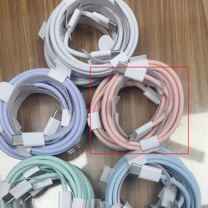 Data Cable Fast Charge Line Macaron Charging