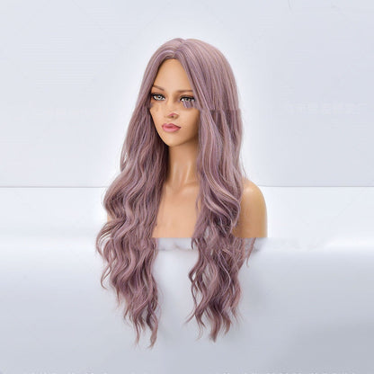 Thin Bright Color Chemical Fiber Wig