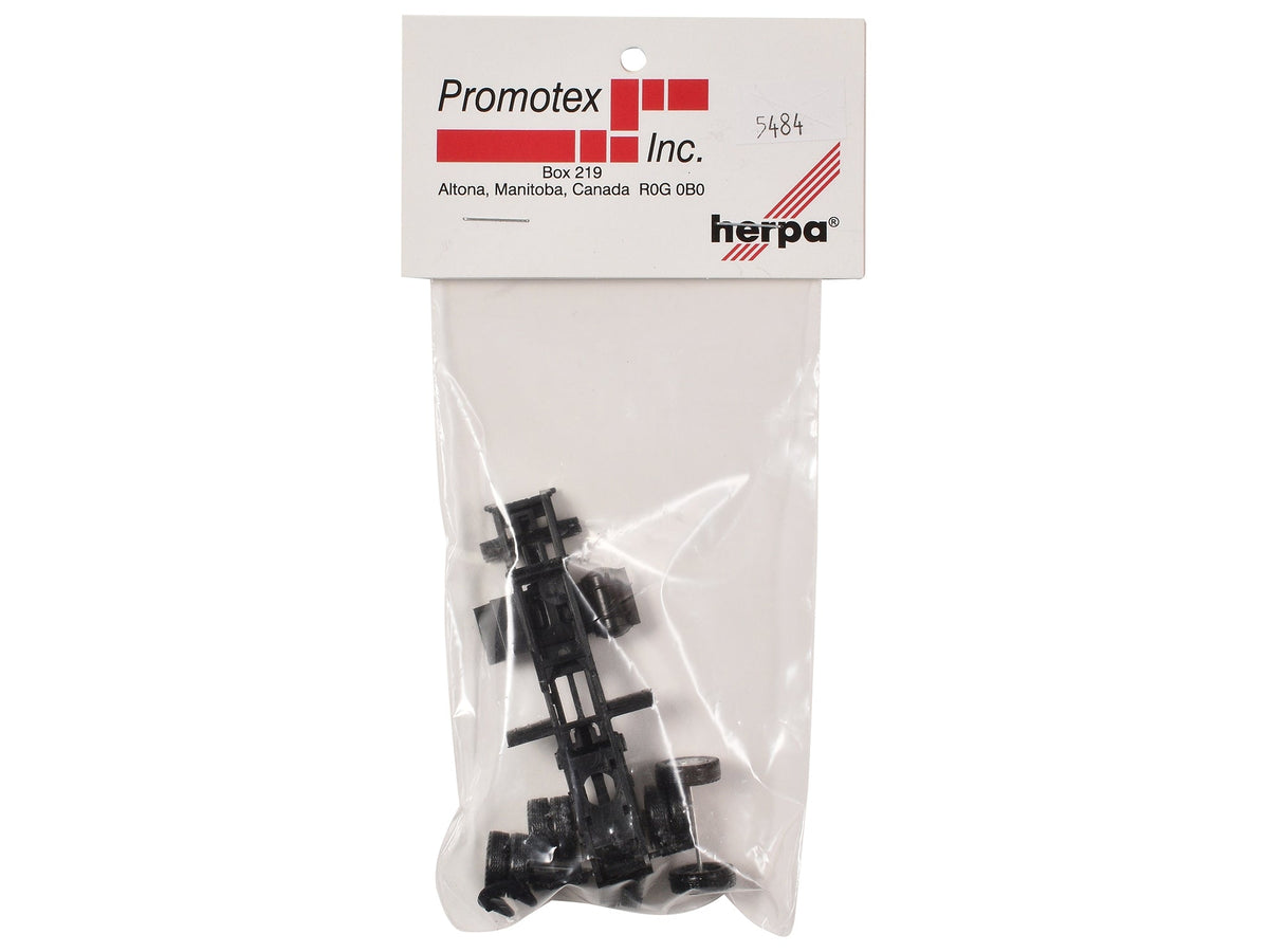 Short Chassis Kit for Kenworth Peterbilt and GMC Cabs 1/87 (HO) Plastic Model by Promotex