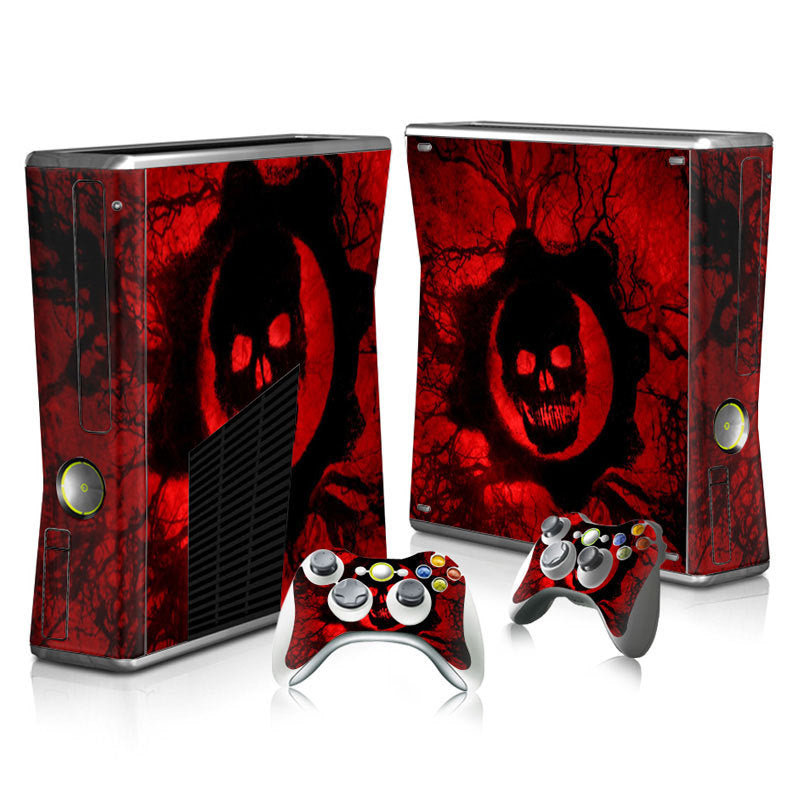 Xbox 360 Slim Full Body Color Membrane Stickers with Scratch-Resistant Protection