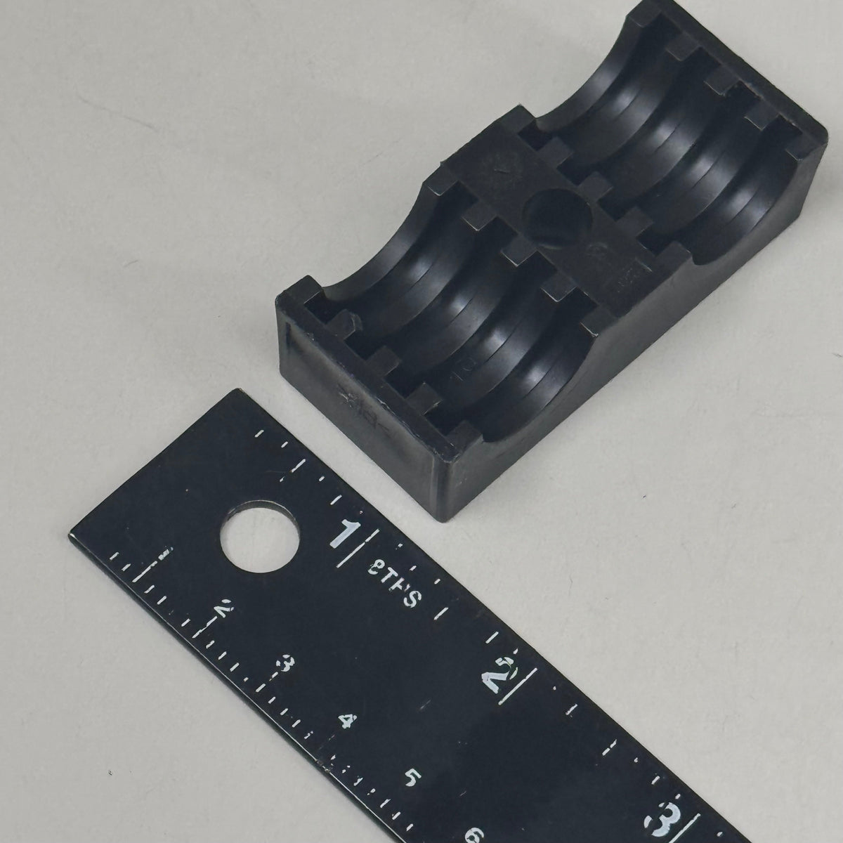 STAUFF (25 PACK) Clamp Body Sz 3D O19mm Twin Series Polypropylene 319/19-PP-BK