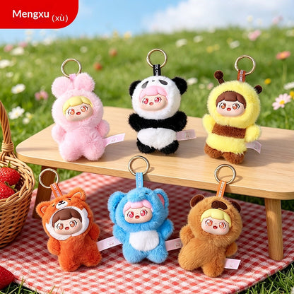 Plush Sweet Cub Animal Series Keychain