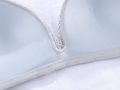 Lace Thin Clothes Without Steel Ring Push Up Bras