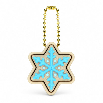 Christmas Desktop Decoration Christmas Tree Gingerbread Hot Cocoa Keychain 3D-Printed Pendant