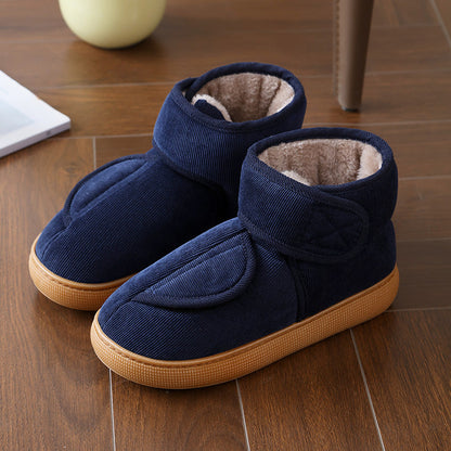 Large Opening Warm Boots With Anti-slip Rubber Soles For Men And Women