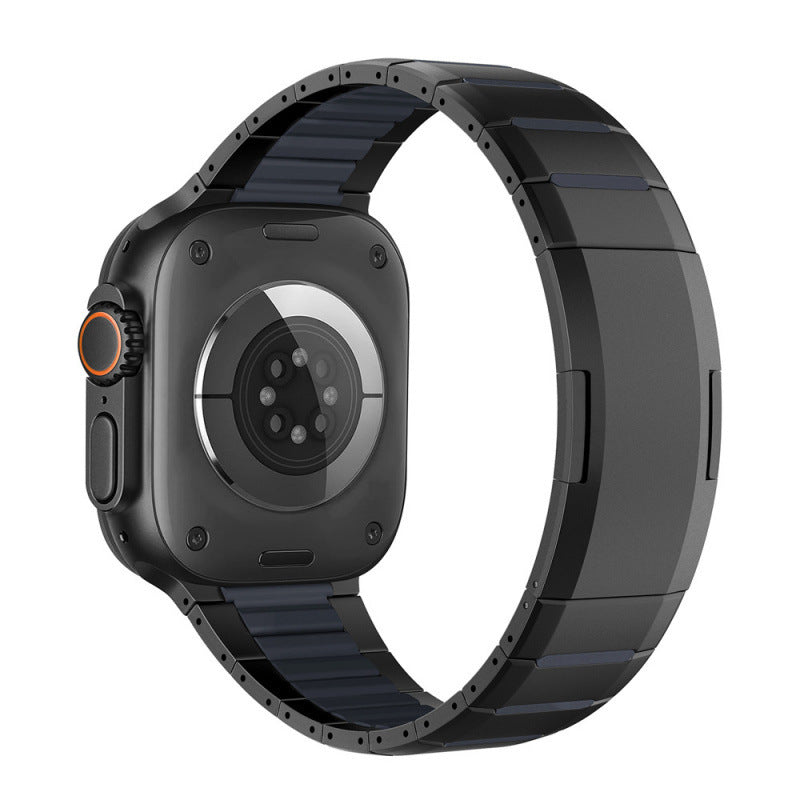 Watch Stainless Steel Band Sports Wristband Curved Two-tone