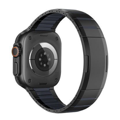 Watch Stainless Steel Band Sports Wristband Curved Two-tone