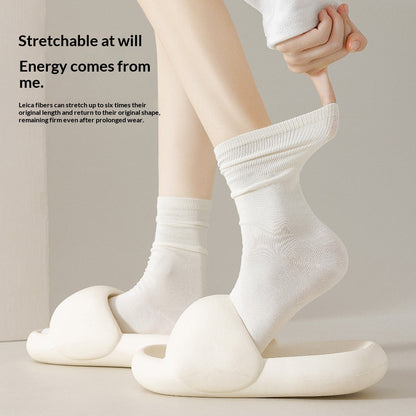 Boneless Socks Womens Autumn Winter Pure Cotton