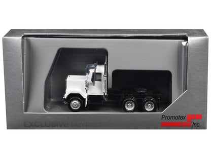 GMC Short Day Cab White 1/87 (HO) Plastic Model Car by Promotex