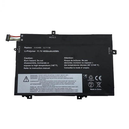 Laptop Battery for Lenovo ThinkPad T480; Lenovo ThinkPad L480; Lenovo ThinkPad L580; Lenovo ThinkPad