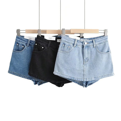 High Waist A- Line Skirt Women
