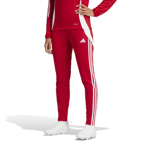 adidas Womens Tiro 24 Training Pants Team Power Red/White