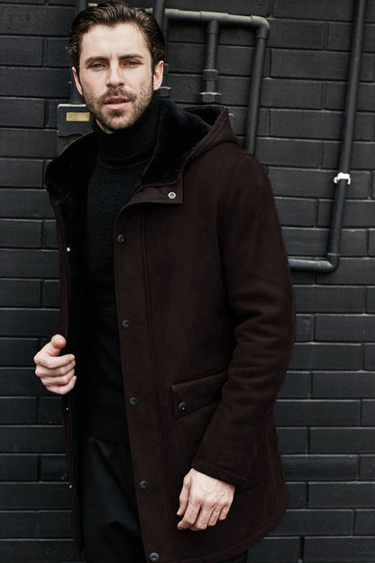 Casual Fleece Hooded Jacket For Men