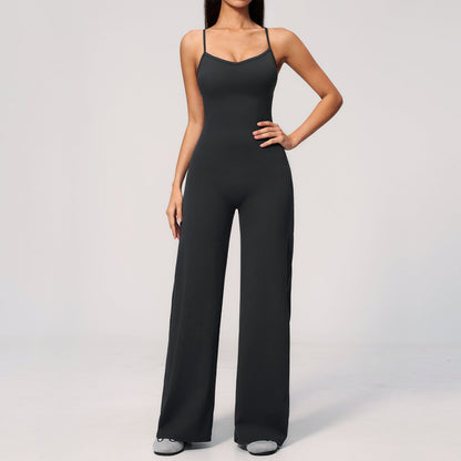 Yoga-style Chic Backless Casual Fashion One-piece For Women