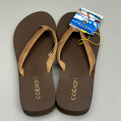 COBIAN Skinny Bounce Comfortable Synthetic Strap Women's Sz 6 Tan SKI25-230-06
