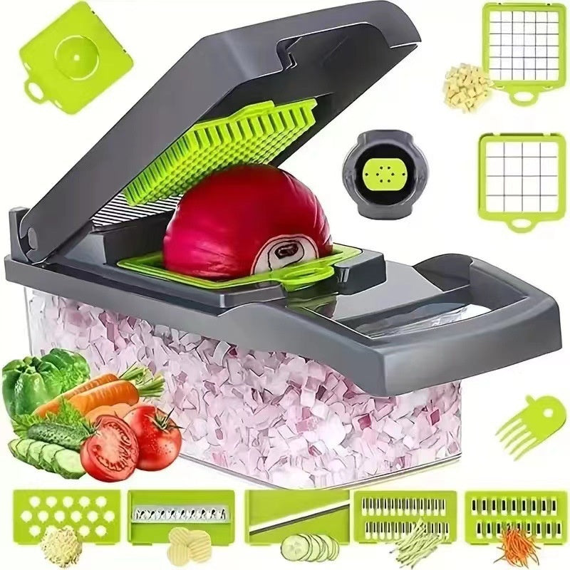 Multifunctional Vegetable Chopper Kitchen Dicer Grater Shredder Set Vegetable Cutter