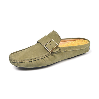 Mens Suede Leather Business-Casual Dress Shoes