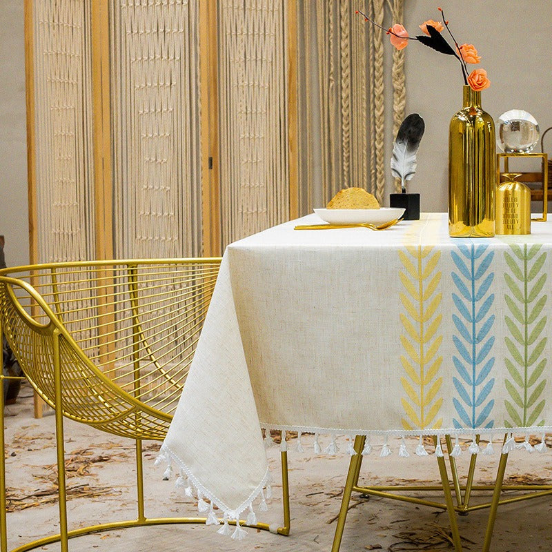 Table Cloth Ins Wind Linen Amazon Wish Simple Fabric Table Cloth Rectangular Cover Table Cloth