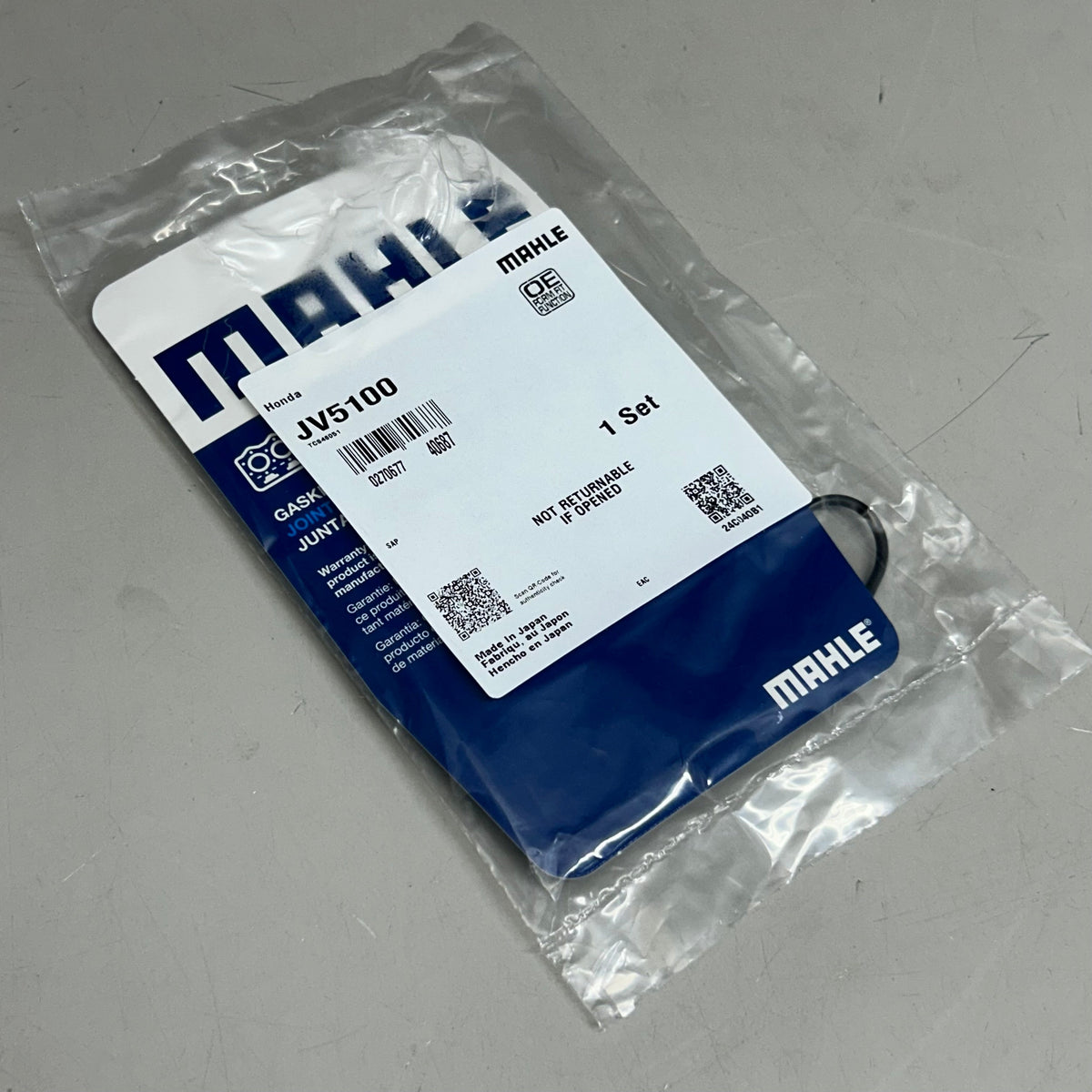 MAHLE Timing CVR Gasket For Honda & Acura JV5100