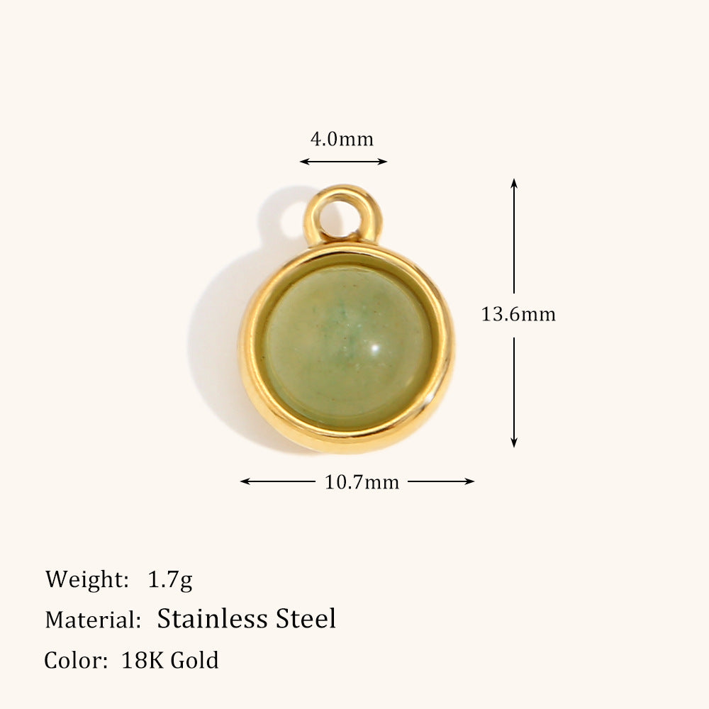 Creative Jewelry Accessory Stainless Steel Pendant With 14K Gold Plating