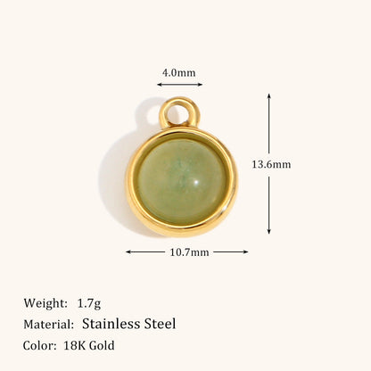 Creative Jewelry Accessory Stainless Steel Pendant With 14K Gold Plating