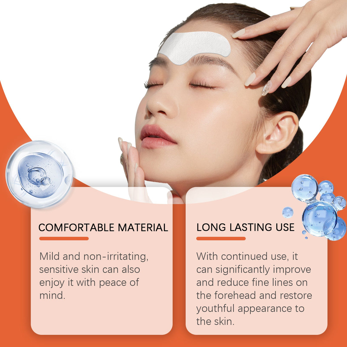 Hydrolyzed Collagen Patch Moisturizing, Firming, Whitening, Moisturizing And Lifting Forehead Patch