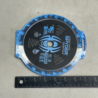 SPYDER Tarantula Framing Circular Saw Blade 18-Tooth, 6-1/2" Black 13030